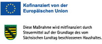 Kofinanziert von der Europ&auml;ischen Union und dem S&auml;chsischen Landtag